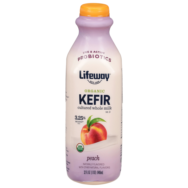 Lifeway Kefir, Organic, Peach