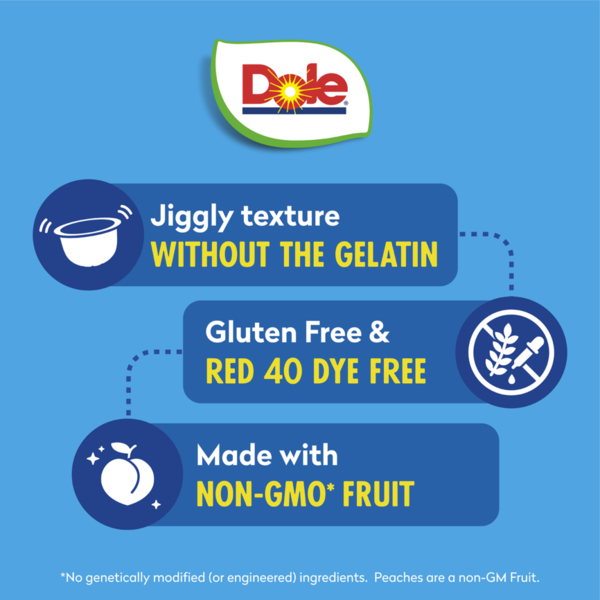 Dole Peaches in Strawberry Gel