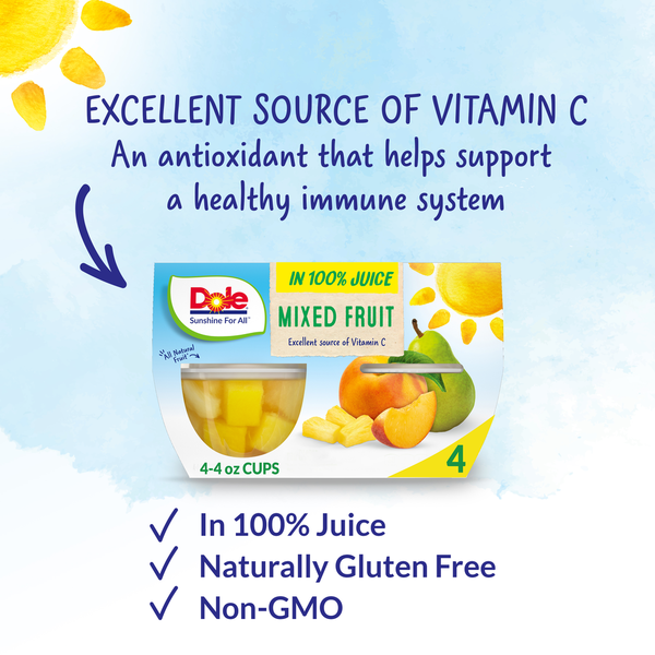 Dole Fruit Juice, Cherry Mixed Fruit