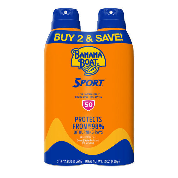 Banana Boat Ultra Sport Clear Spray Broad Spectrum Sunscreen