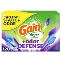 Gain + Odor Defense Dryer Sheets, Super Fresh Blas...
️
