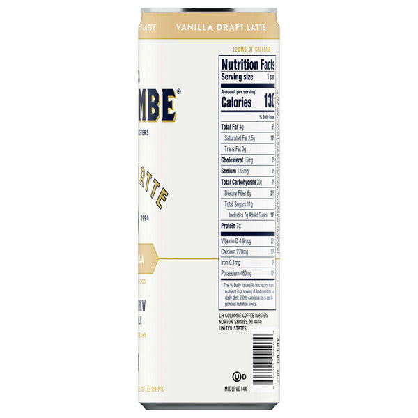 La Colombe Vanilla Draft Latte