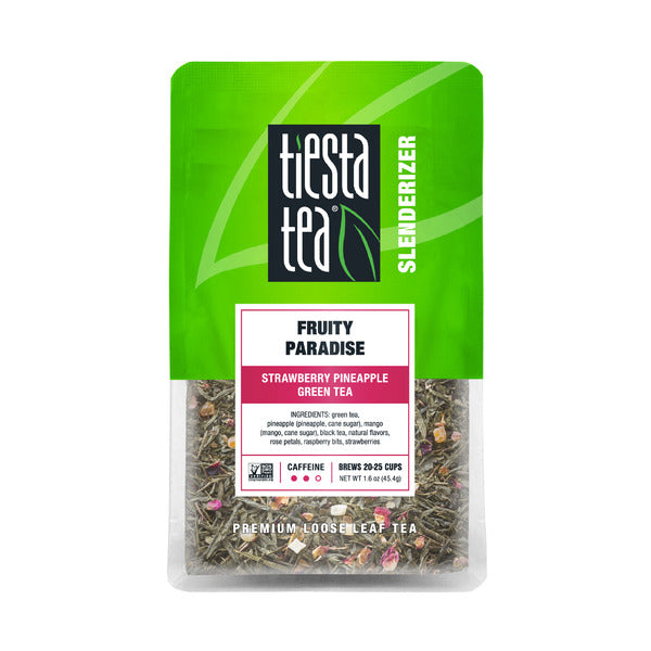 Tiesta Tea Fruity Paradise, Strawberry Pineapple Green Tea, Loose Leaf