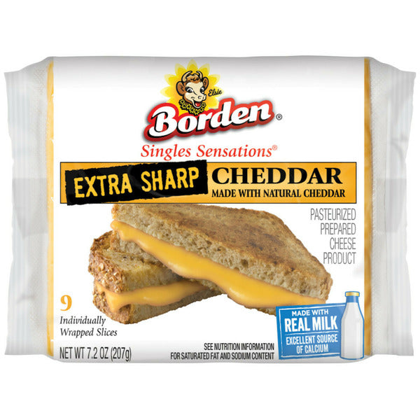 Borden Singles Sensations, Extra Sharp Cheddar