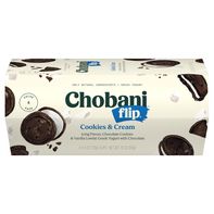 Chobani Yogurt, Greek, Cookies & Cream, Value 4 Pa...
️
