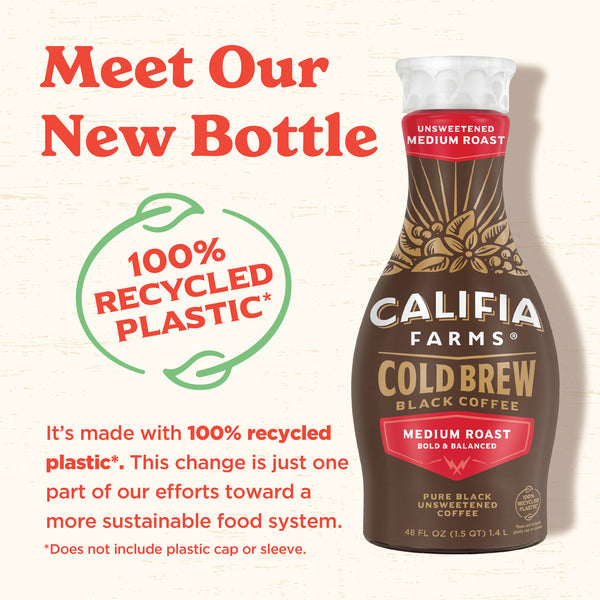 Califia Farms Pure Black Medium Roast Cold Brew Coffee
