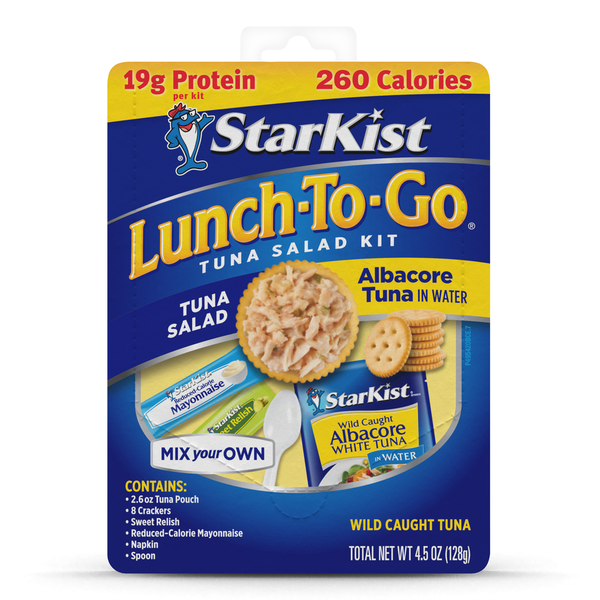 StarKist Lunch-To-Go Tuna Salad Kit Albacore Tuna in Water