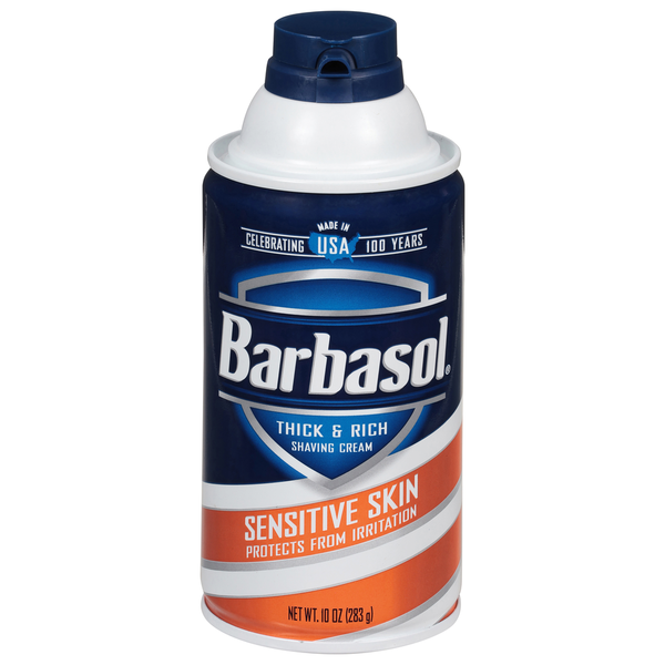 Barbasol Sensitive Skin Thick & Rich Shaving Cream
