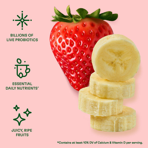 Activia Probiotic Yogurt Drink Strawberry Banana