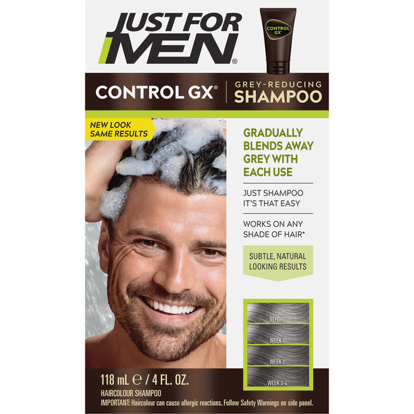 Just For Men Haircolour Shampoo, Grey Reducing