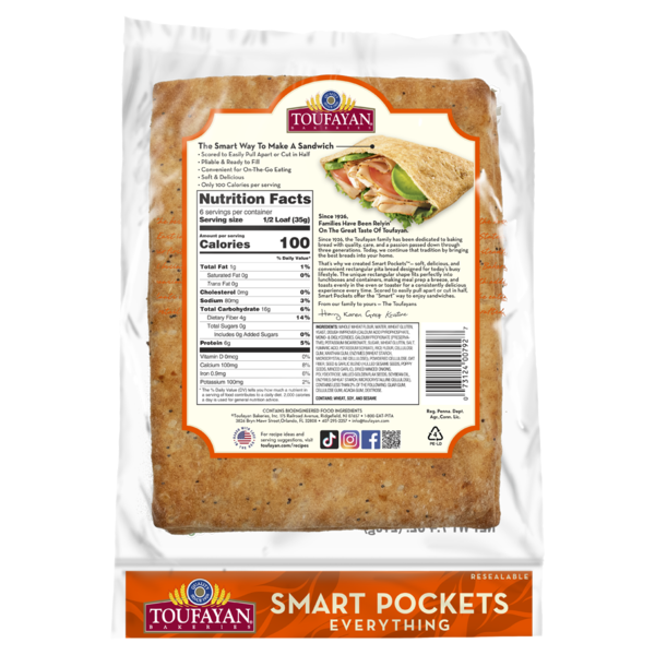Toufayan Bakeries Everything Smart Pockets