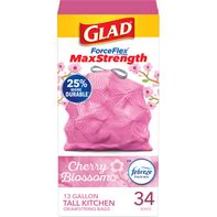 Glad ForceFlex MaxStrength Drawstring Trash Bags, ...
️