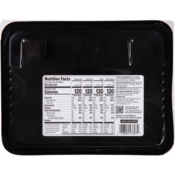 Food Club Cheese Slices, Party Tray