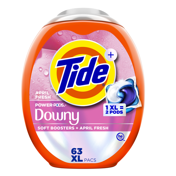 Tide Power PODs with Downy, Detergent