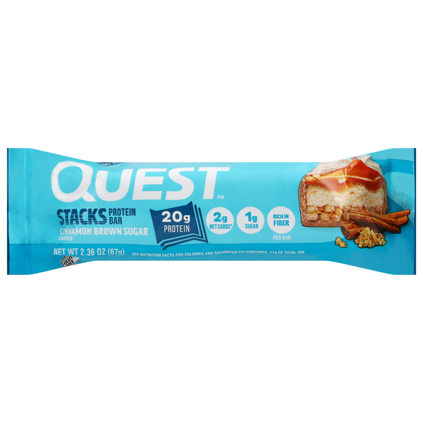Quest Cinnamon Brown Sugar Flavored Protein Bar
