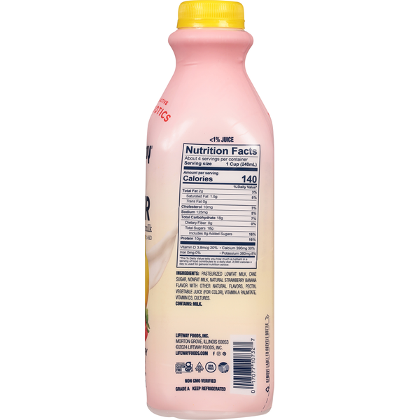 Lifeway Kefir, Strawberry Banana