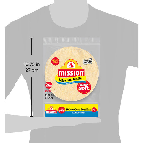 Mission Super Soft Extra Thin Yellow Corn Tortillas