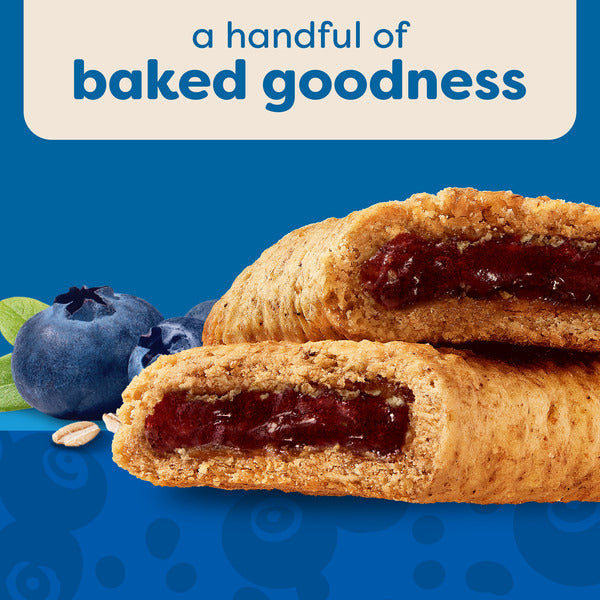Kellogg’s Nutri-Grain Blueberry Breakfast Bars, Made with 10g Whole Grains, Value Pack, 16 Count