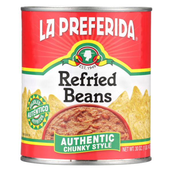 La Preferida Authentic Refried Beans, Chunky Style