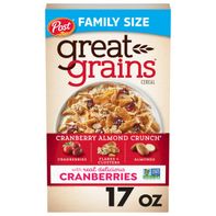 Post Great Grains Cranberry Almond Crunch Cereal️