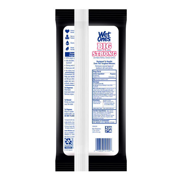Wet Ones Antibacterial Hand Wipes, Fresh Scent Heavy Duty Wipes