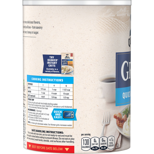 Quaker Grits, Quick 5-Minute