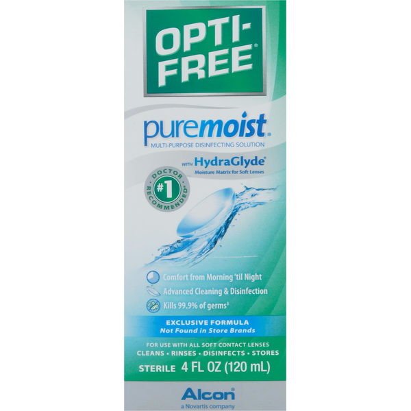 OPTI-FREE Disinfecting Solution, Multi-Purpose, with HydraGlyde, Sterile