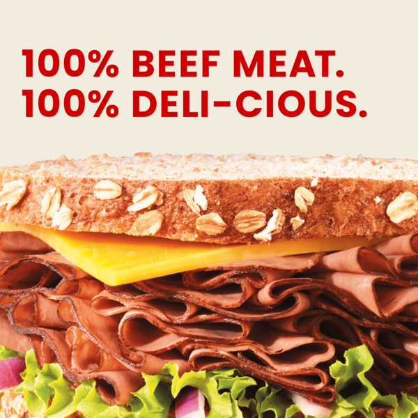 Hillshire Farm Ultra Thin Sliced Roast Beef Sandwich Meat, 7 oz