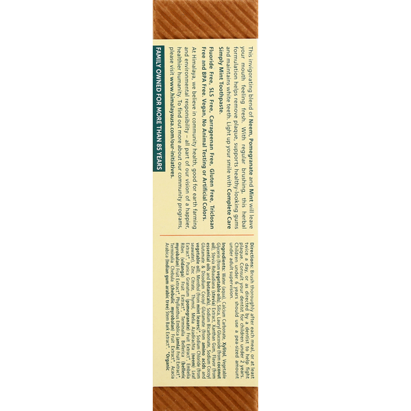 Himalaya Toothpaste, Simply Mint, Complete Care
