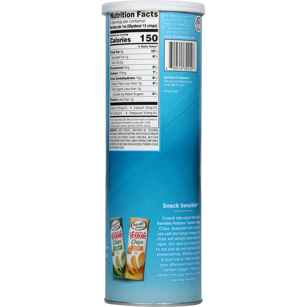 Sensible Portions Sea Salt & Vinegar Flavored Chips