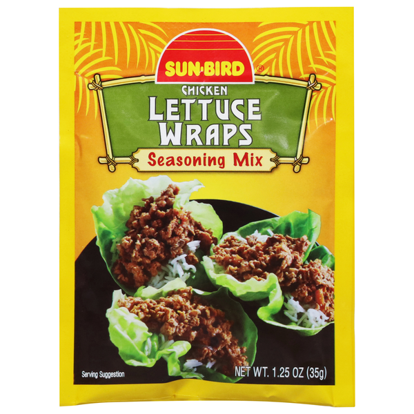 Sun-Bird Seasoning Mix, Chicken, Lettuce Wraps