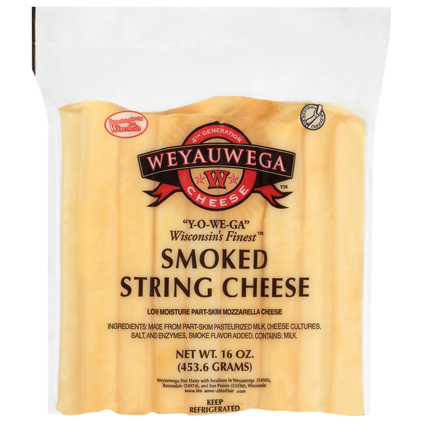 Weyauwega Star Dairy Smoked String Cheese