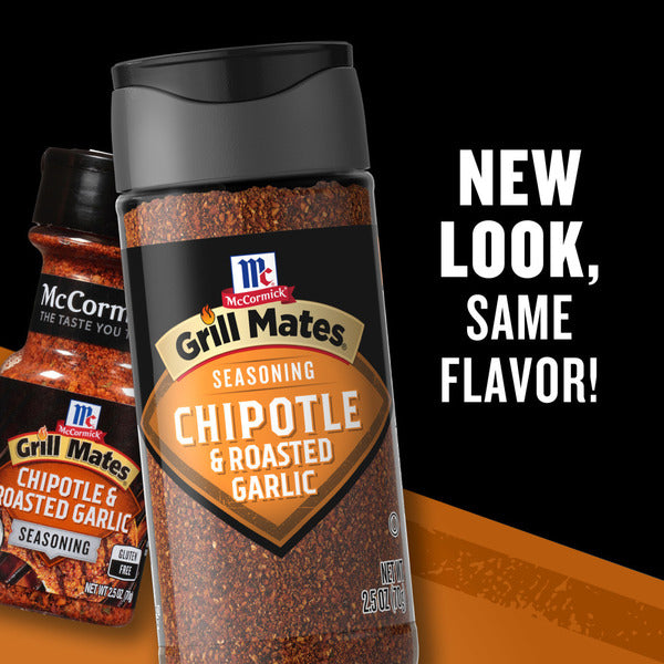McCormick® GRILL MATES Chipotle & Roasted Garlic Seasoning DestGlow