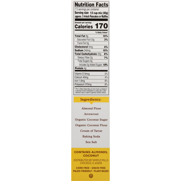 Simple Mills Almond Flour Original Pancake & Waffle Mix
