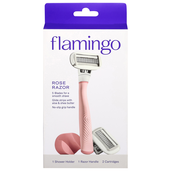 Flamingo Rose Razor