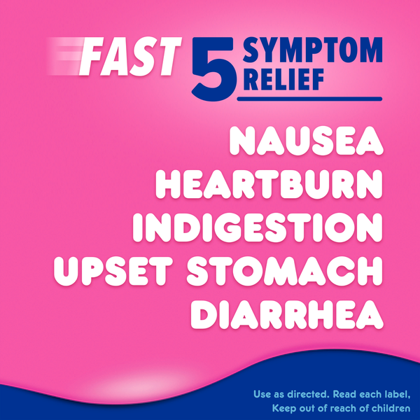 Pepto-Bismol Original Ultra Liquid, 5 Symptom Fast Relief