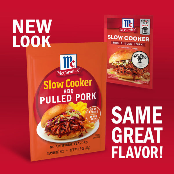McCormick® Slow Cooker Barbecue Pulled Pork Seasoning Mix