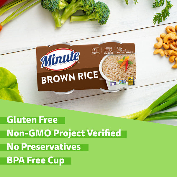 Minute Rice Ready To Serve Brown Rice, Gluten-Free