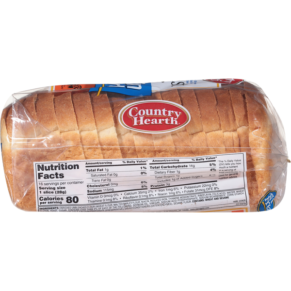 Country Hearth Breakfast Breads, Toasting, English Muffin