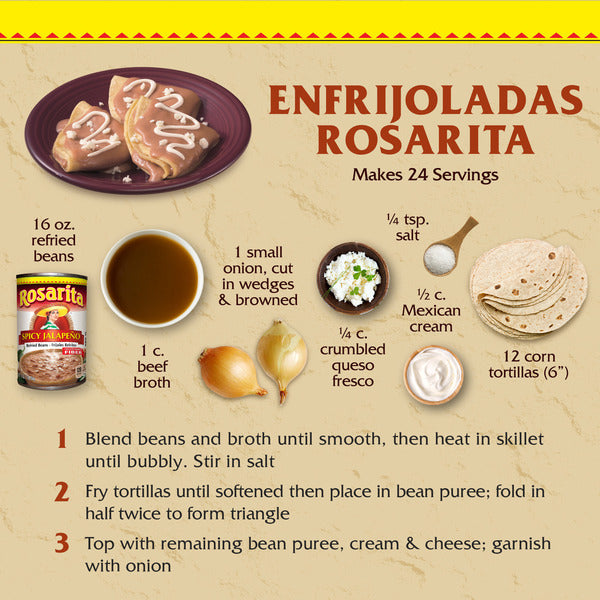 Rosarita Spicy Jalapeno Refried Beans