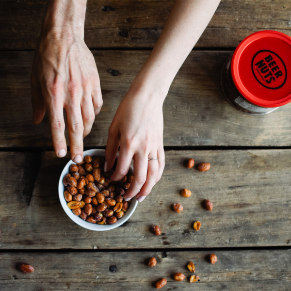 BEER NUTS Brand Snacks Original Peanuts Can