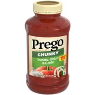 Prego Chunky Tomato, Onion and Garlic Pasta Sauce️ DestGlow