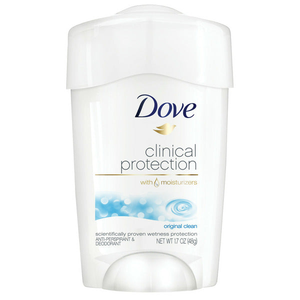 Dove Clinical Protection Anti-Perspirant Deodorant, Clinical, Solid, Original Clean Scent