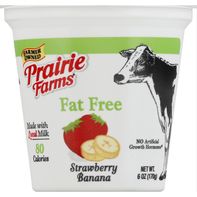 Prairie Farms Yogurt, Fat Free, Strawberry Banana,...
️ DestGlow