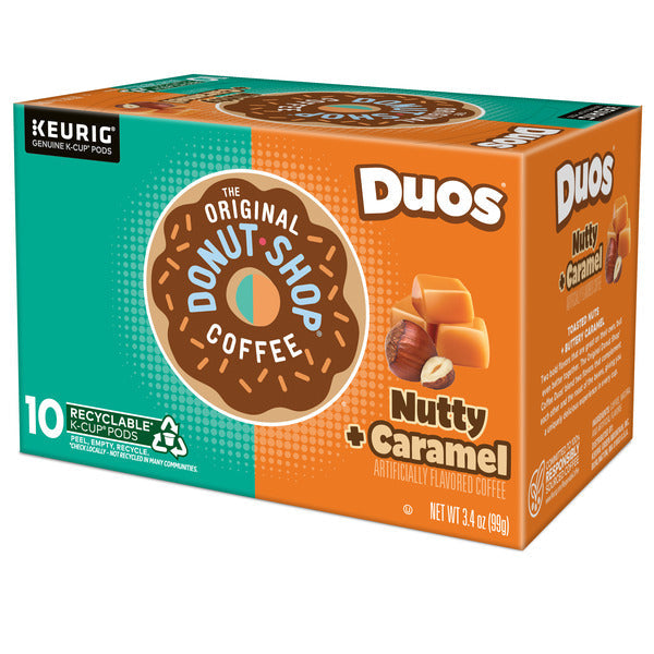 The Original Donut Shop Duos Nutty + Caramel K-Cup Pods