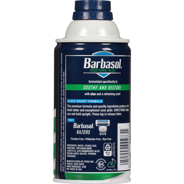 Barbasol Thick & Rich Soothing Aloe Shaving Cream