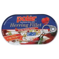 MW Polar Herring Fillet, in Hot Tomato Sauce️