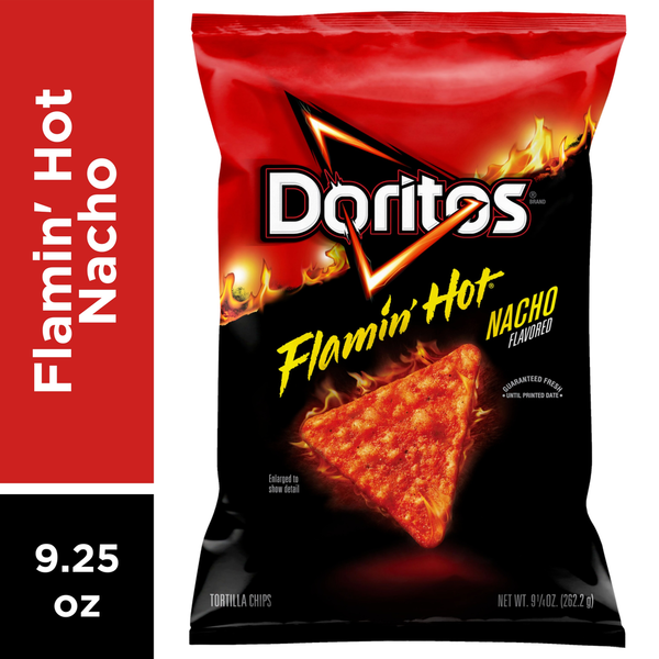 Doritos Flavored Tortilla Chips, Flamin&