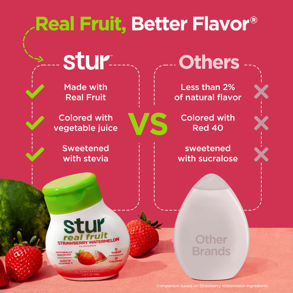 Stur Drinks Strawberry Watermelon, Liquid Water Enhancer
