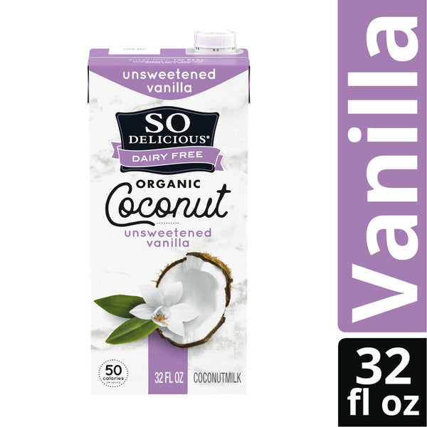 So Delicious Dairy Free Coconut Milk Unsweetened Vanilla
